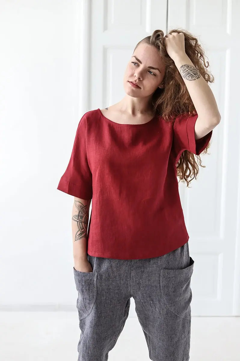 Linen Pants Capri - Epic Linen luxury linen
