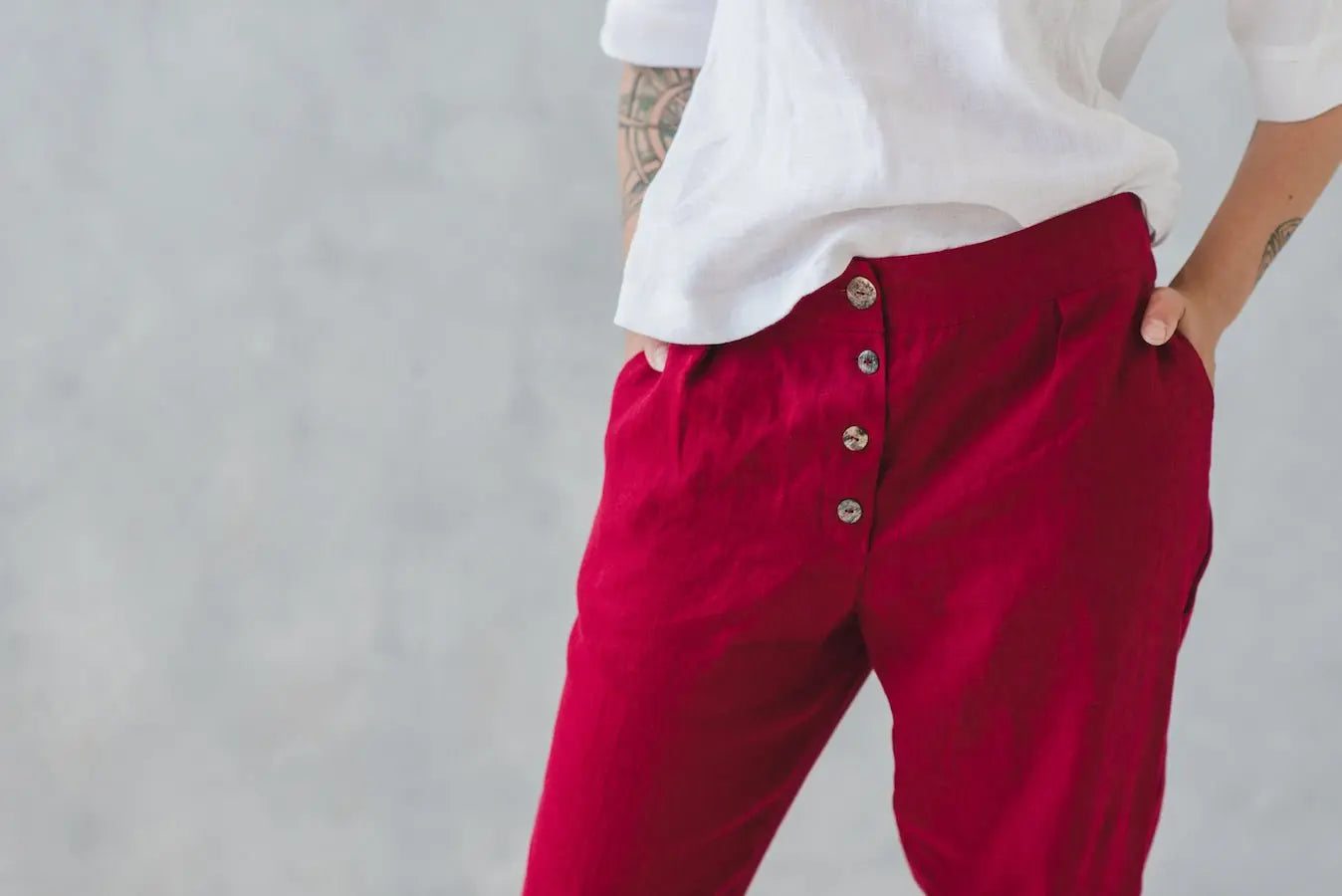 Linen Pants Oslo - Epic Linen luxury linen