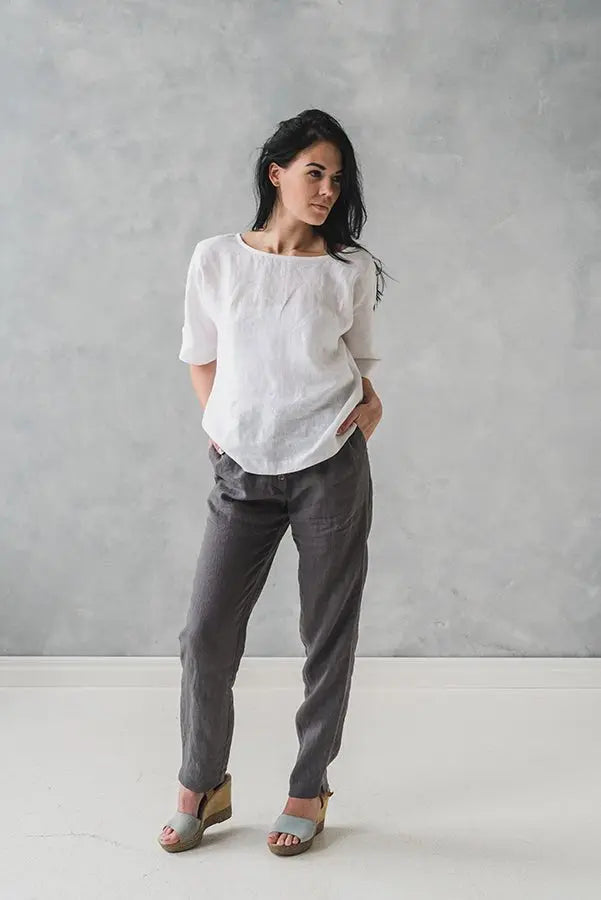 Linen Pants Oslo - Epic Linen luxury linen