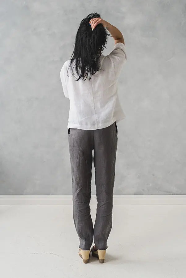 Linen Pants Oslo - Epic Linen luxury linen
