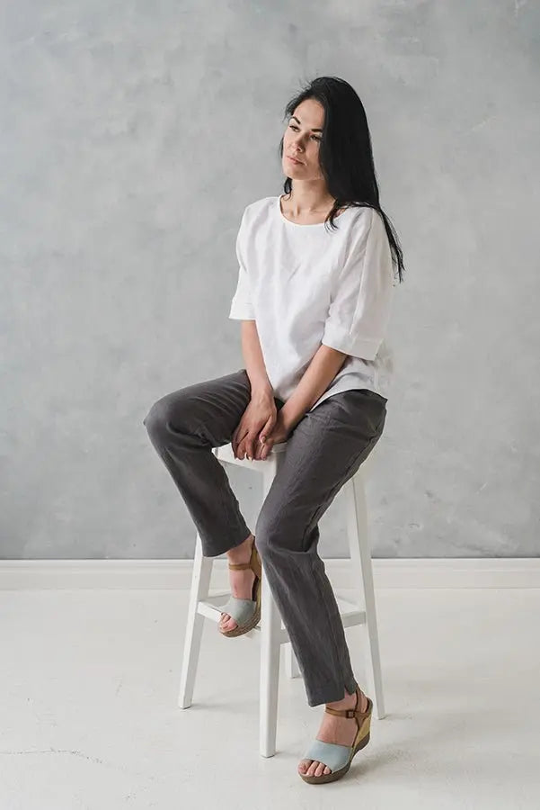 Linen Pants Oslo - Epic Linen luxury linen