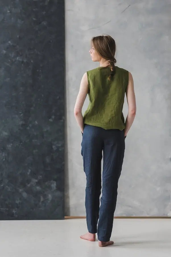 Linen Pants Rome - Epic Linen luxury linen