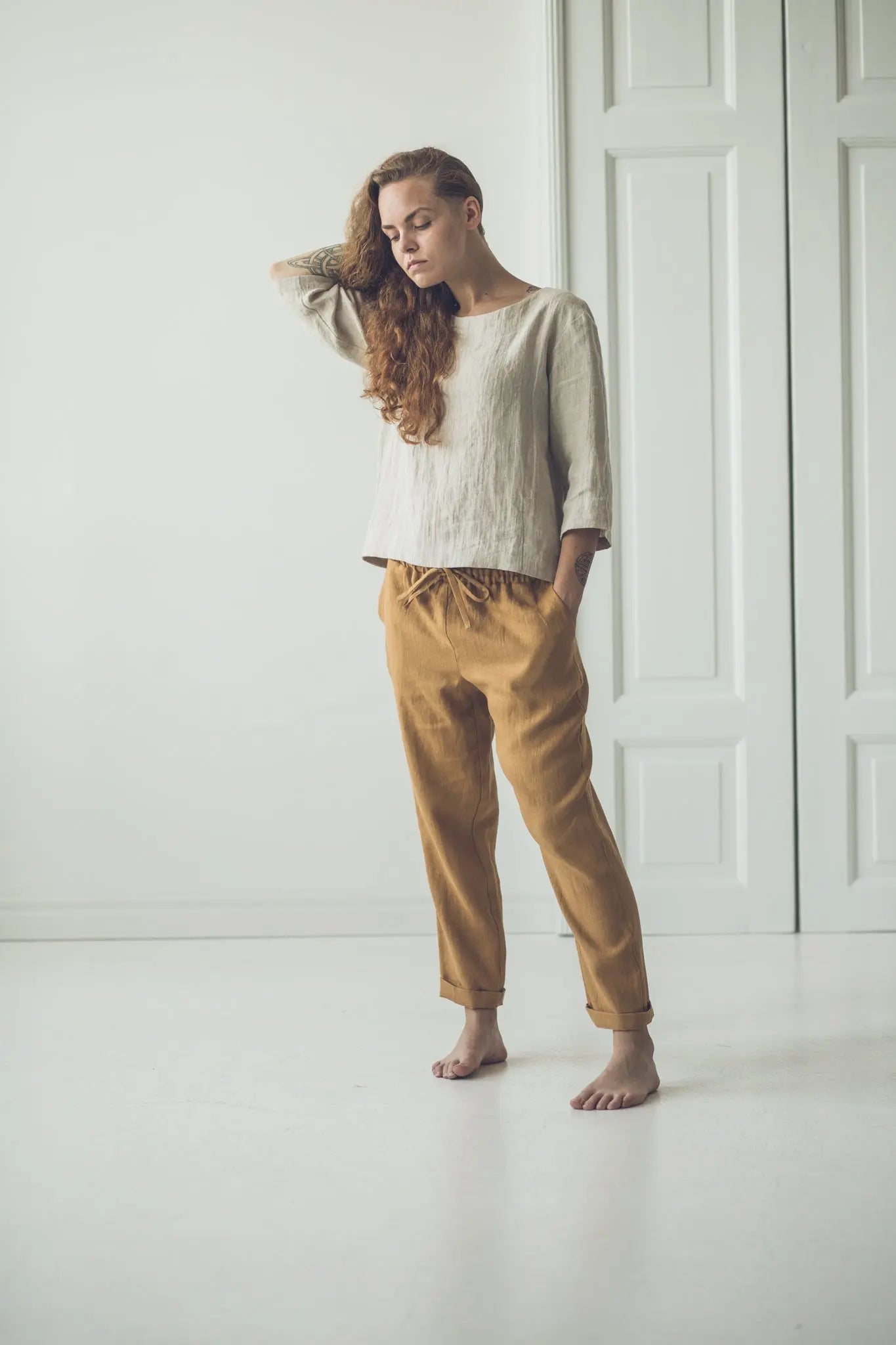 Linen Pants Rome - Epic Linen luxury linen