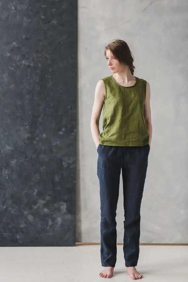 Linen Pants Rome - Epic Linen luxury linen