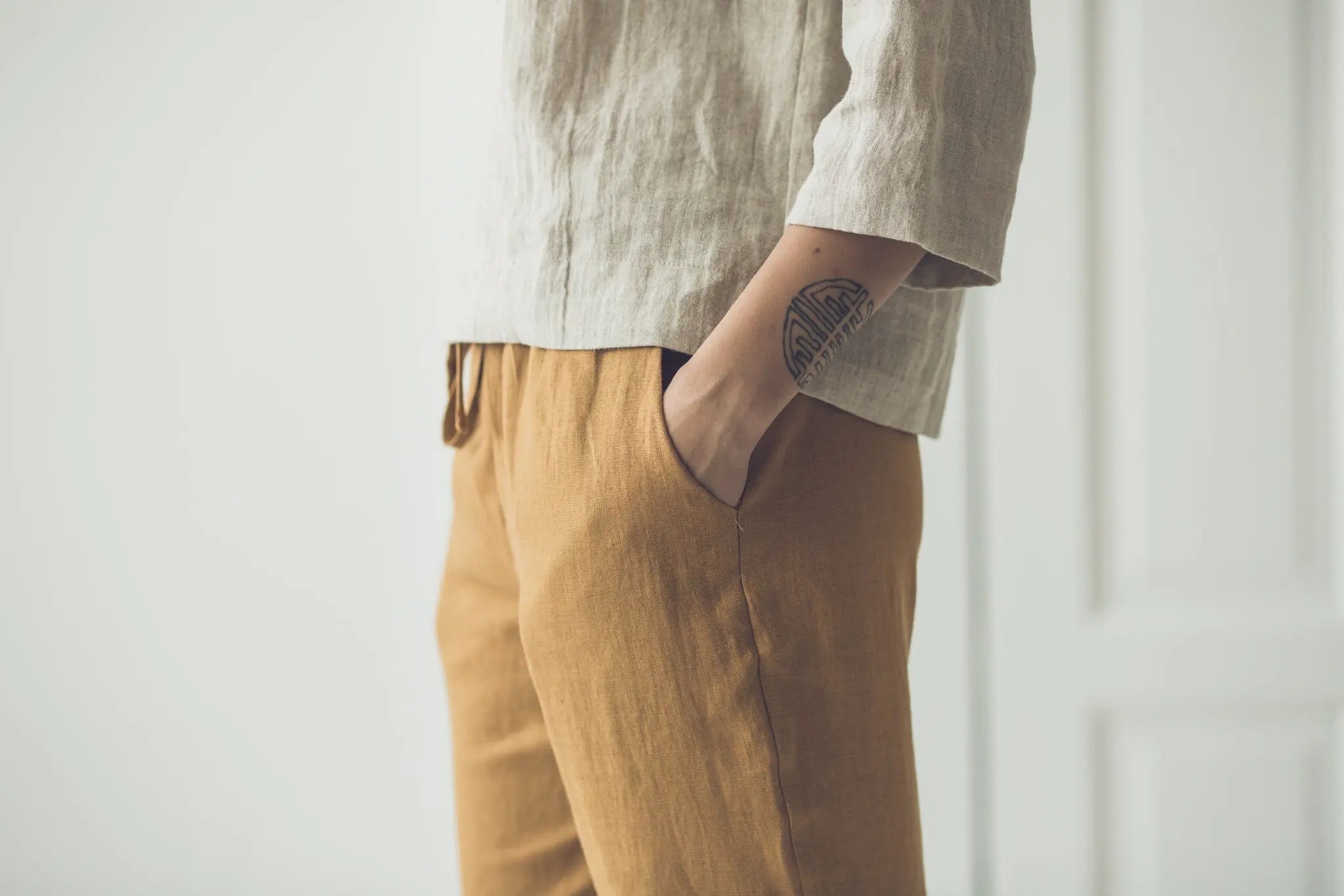 Linen Pants Rome - Epic Linen luxury linen