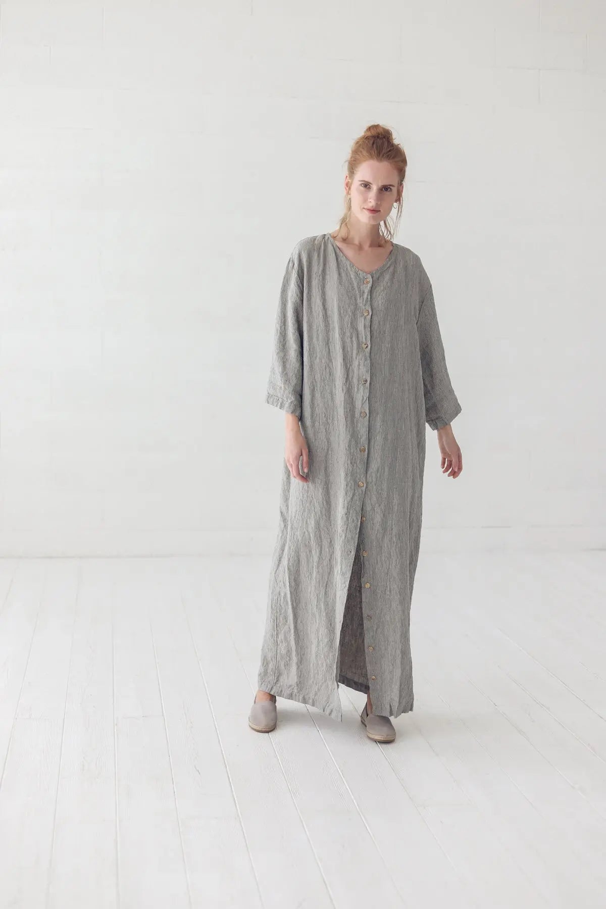 Linen Shirt Dress - Epic Linen luxury linen