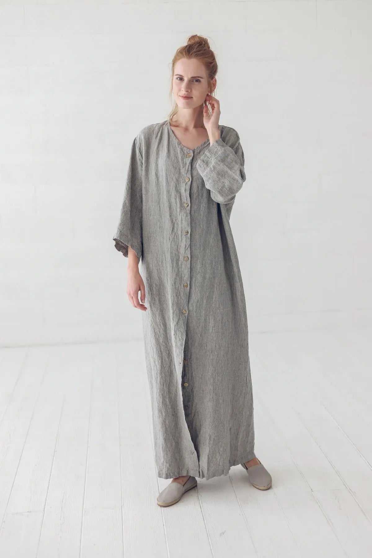 Linen Shirt Dress - Epic Linen luxury linen