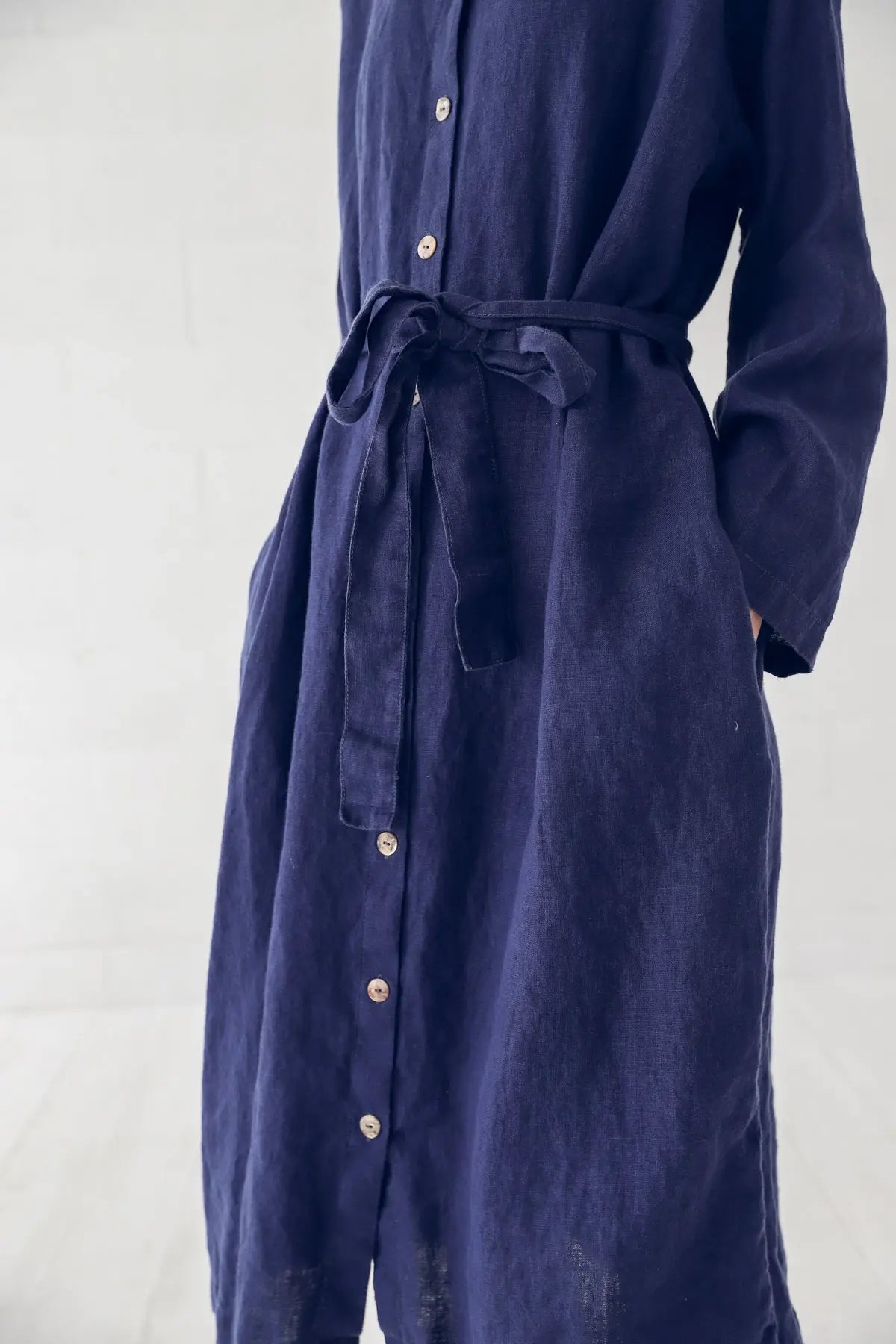 Linen Shirt Dress - Epic Linen luxury linen