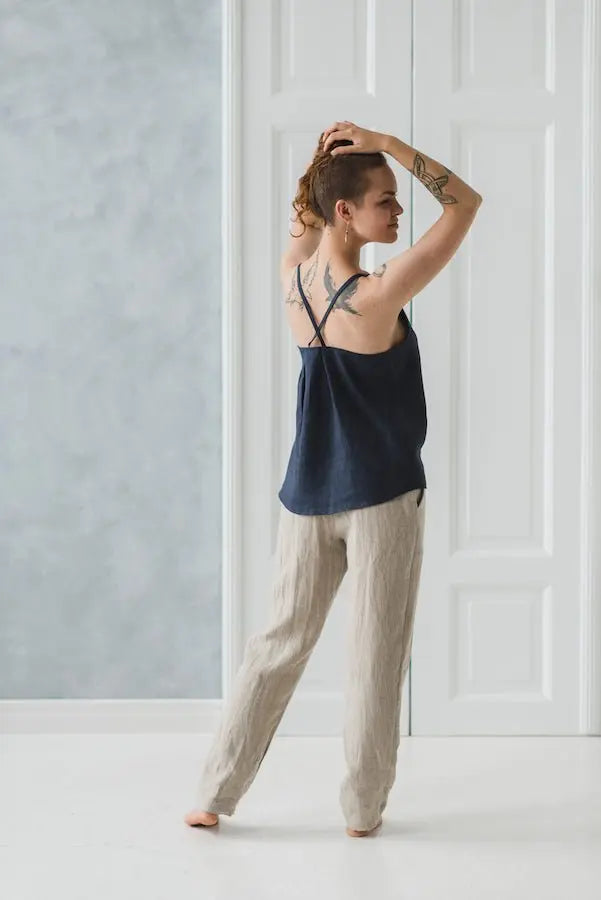 Linen Slip Tank Top - Epic Linen luxury linen