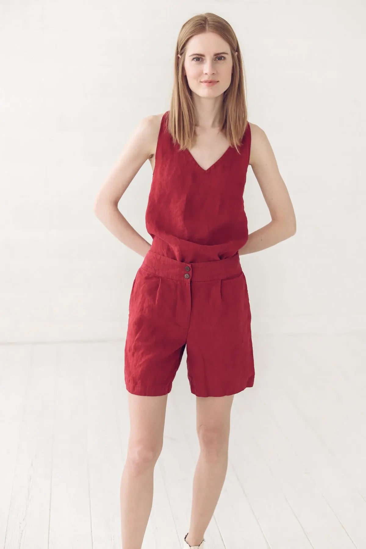 Linen Slip Tank Top - Epic Linen luxury linen