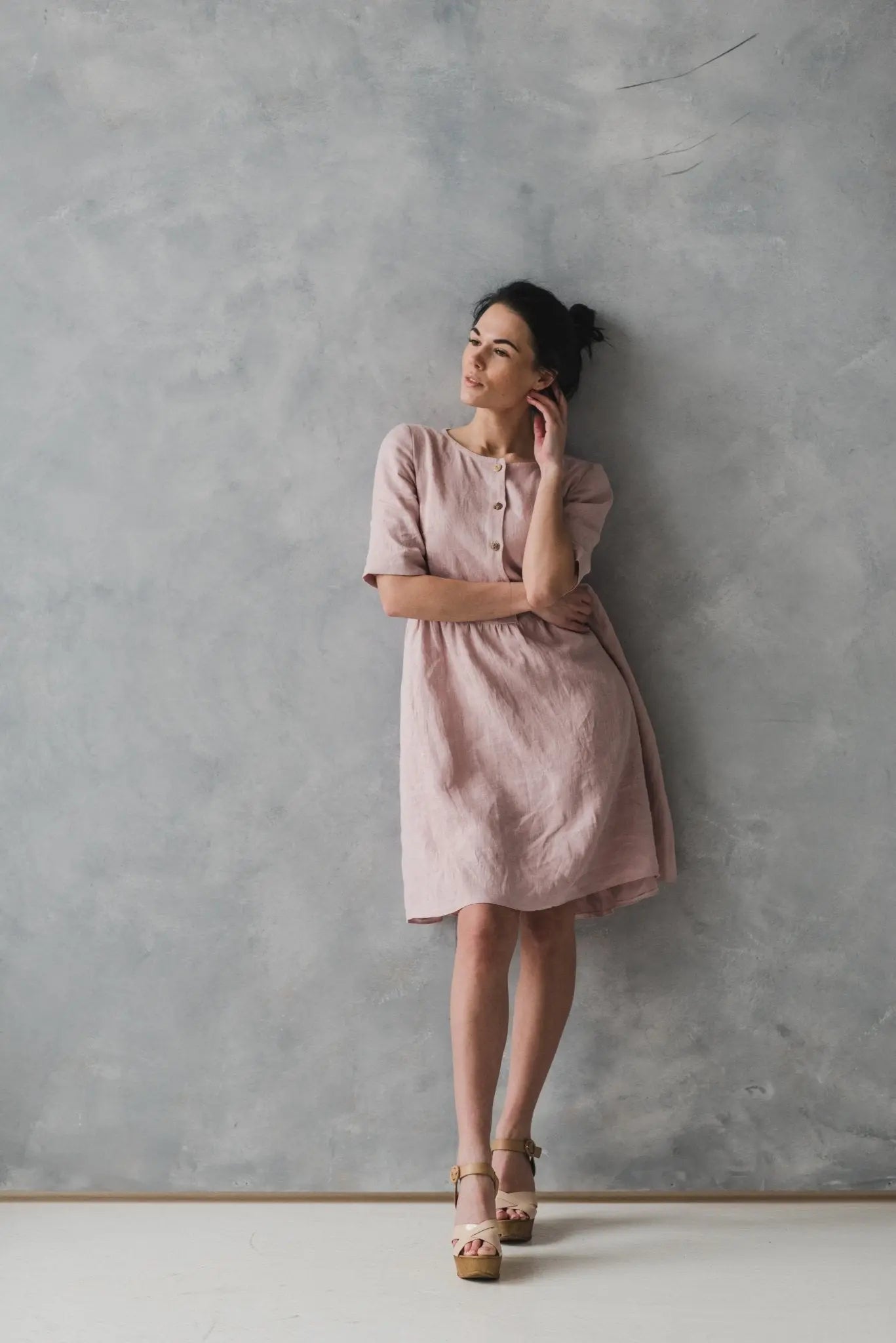 Linen Swing Dress - Epic Linen luxury linen