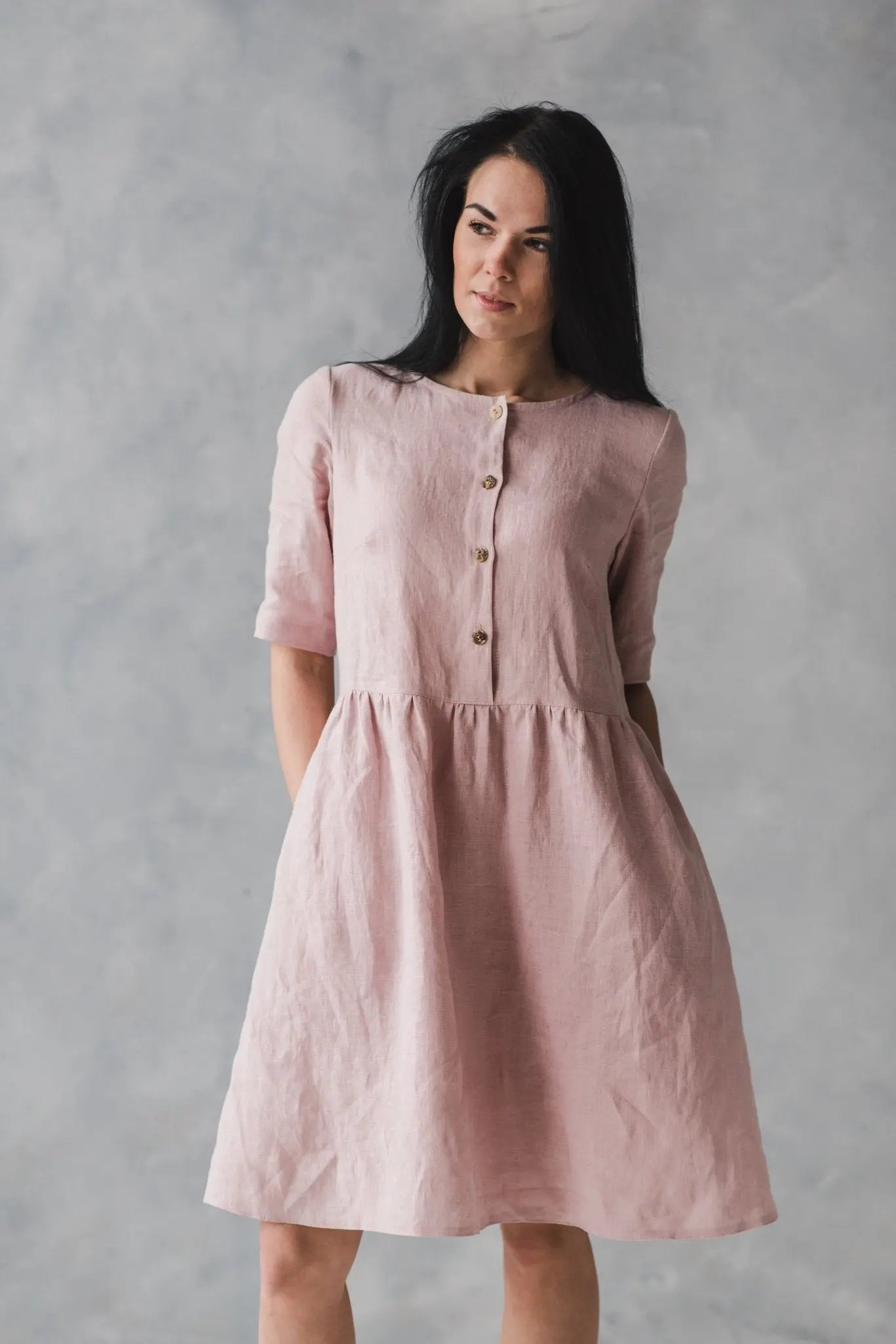 Linen Swing Dress Linen Swing Dress