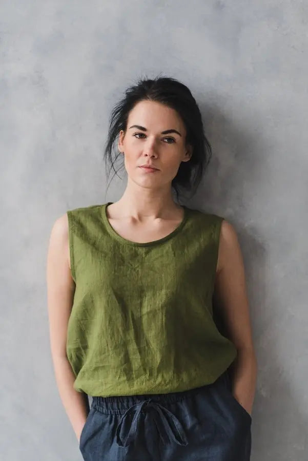 Linen Top Ana - Epic Linen luxury linen