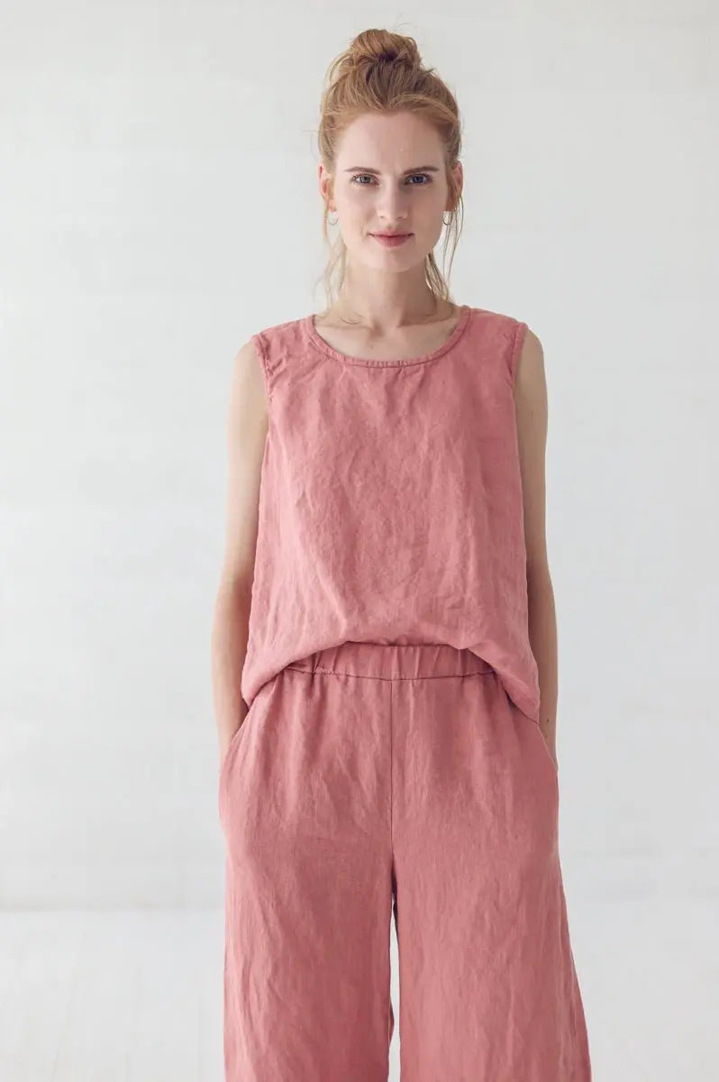 Linen Top Ana - Epic Linen luxury linen
