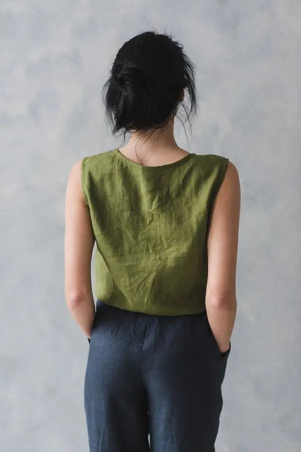 Linen Top Ana - Epic Linen luxury linen