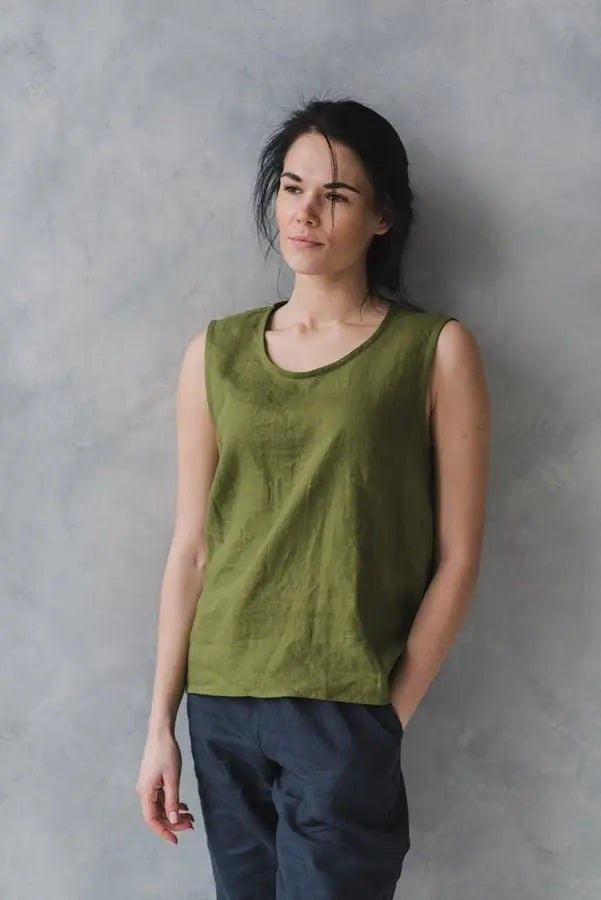 Linen Top Ana - Epic Linen luxury linen