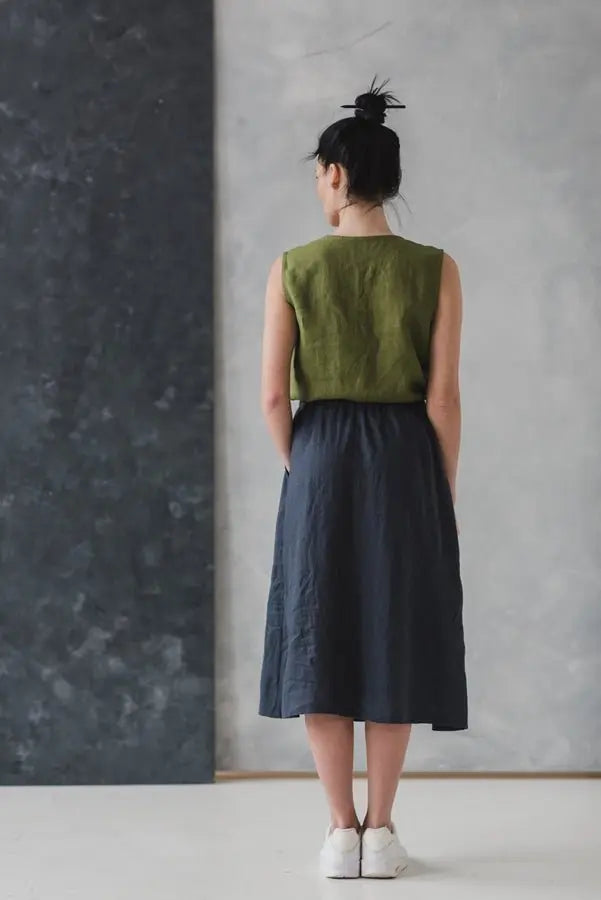 Linen Top Ana - Epic Linen luxury linen