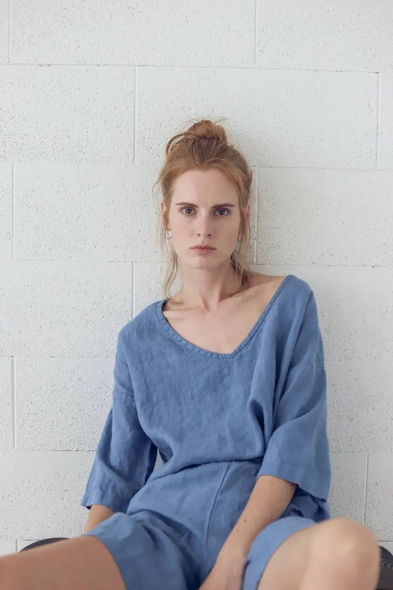 Linen Top Nora - Epic Linen luxury linen