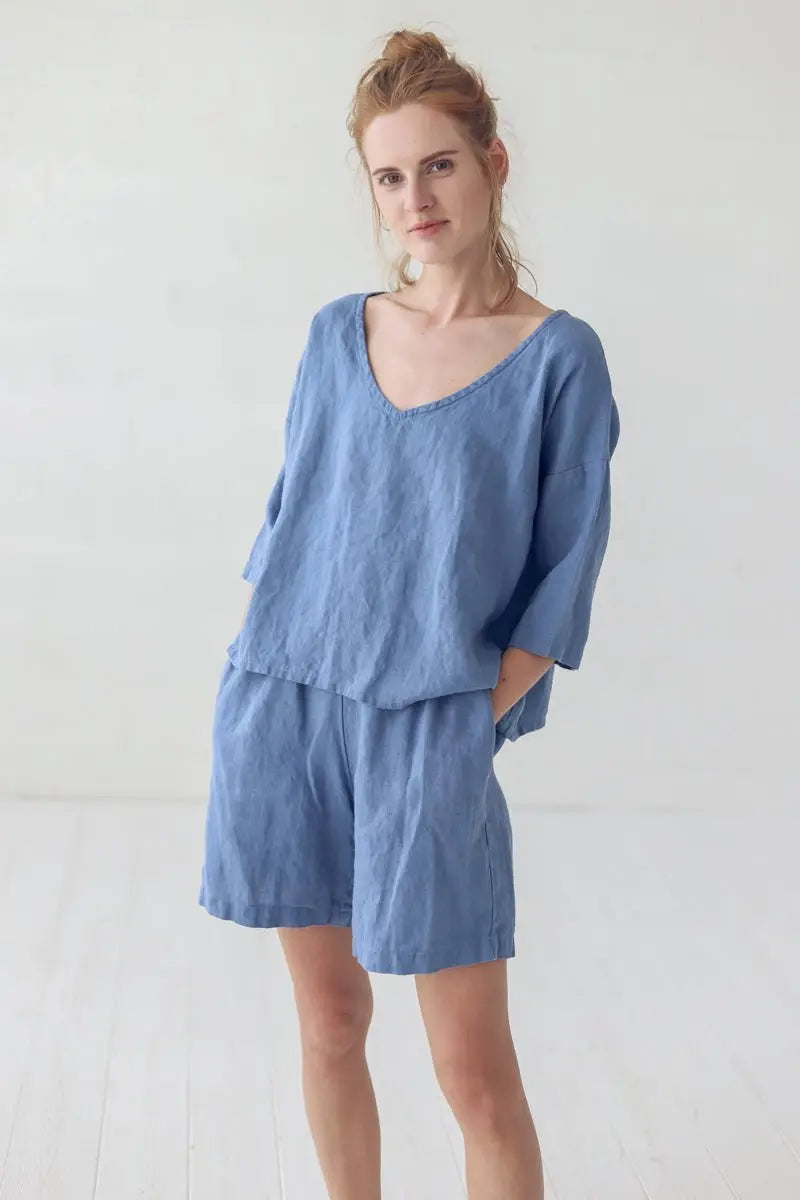 Linen Top Nora - Epic Linen luxury linen