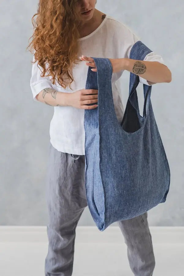 Linen Tote Bag - Epic Linen luxury linen