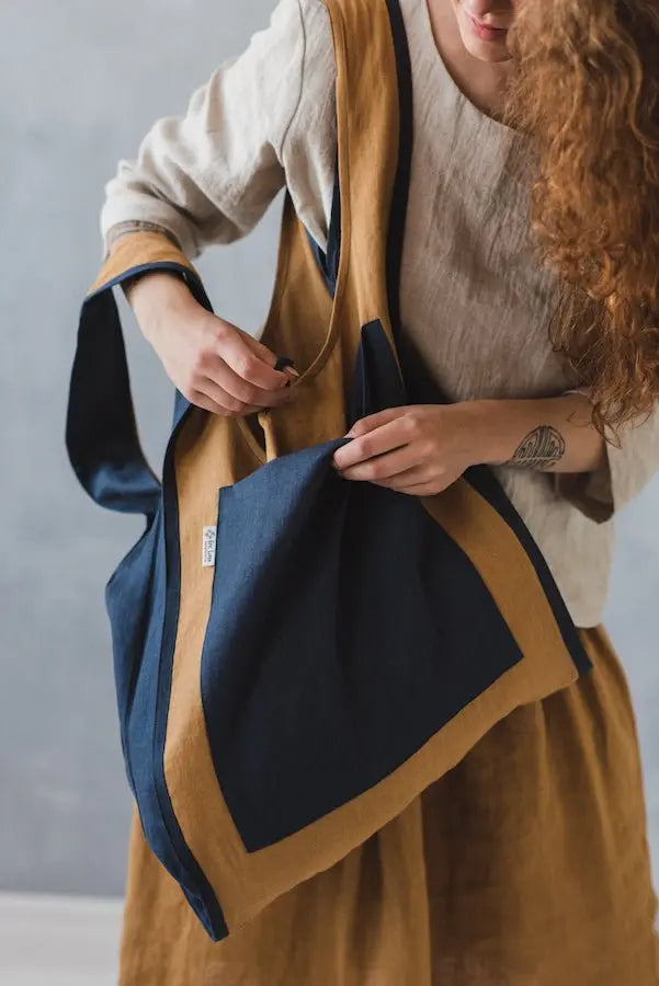 Linen Tote Bag - Epic Linen luxury linen