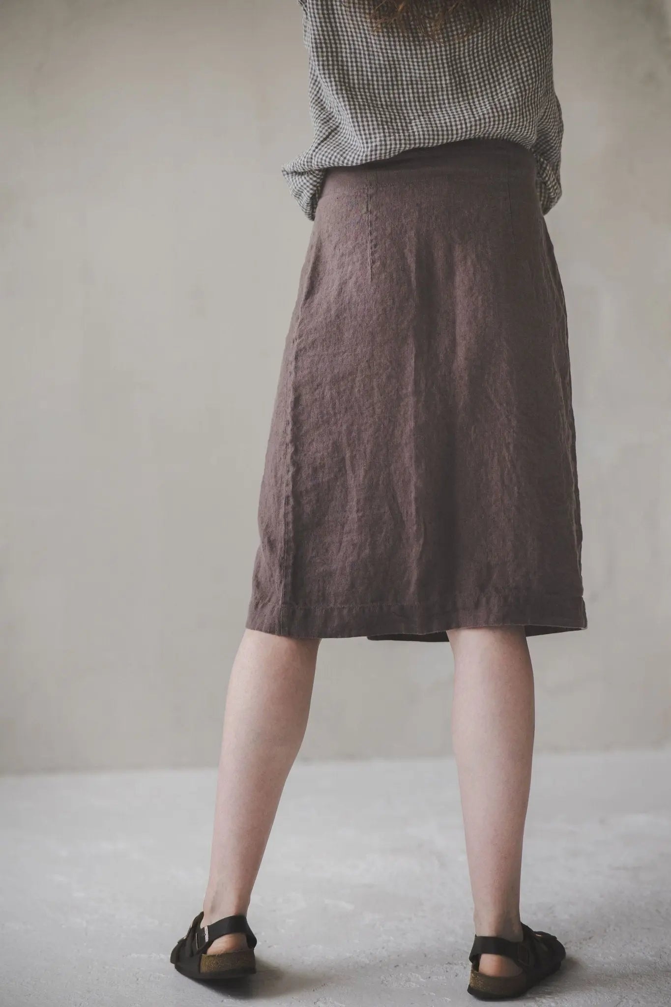 Linen Wrap Skirt - Epic Linen luxury linen