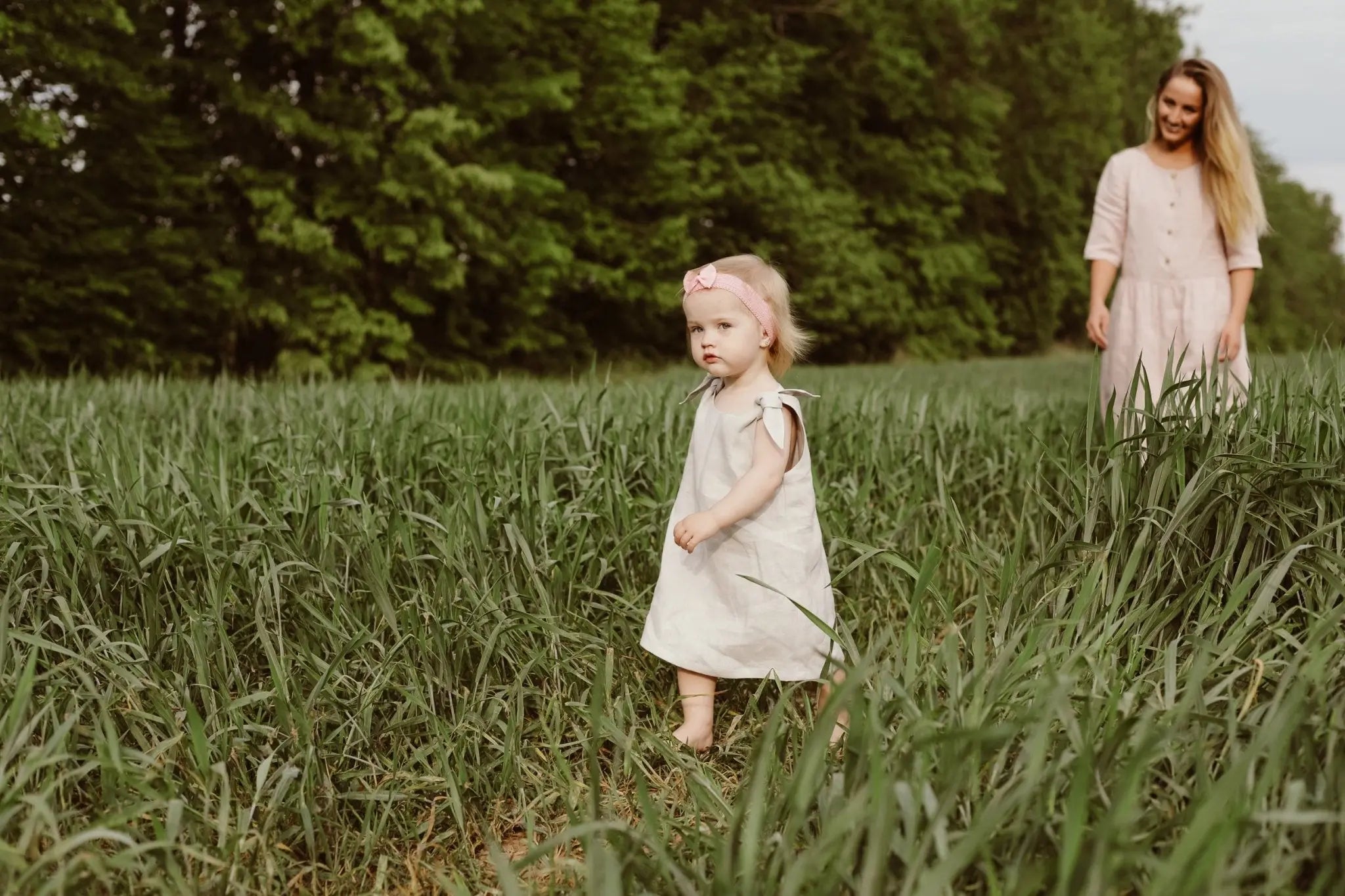 Little Linen Dress Agnes - Epic Linen luxury linen