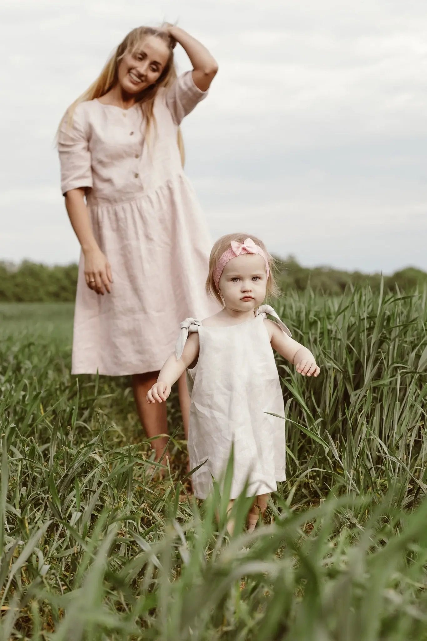 Little Linen Dress Agnes - Epic Linen luxury linen