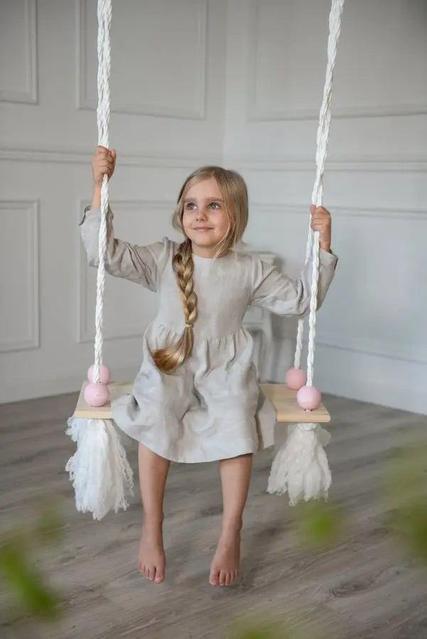 Long Sleeve Dress Eve - Epic Linen luxury linen