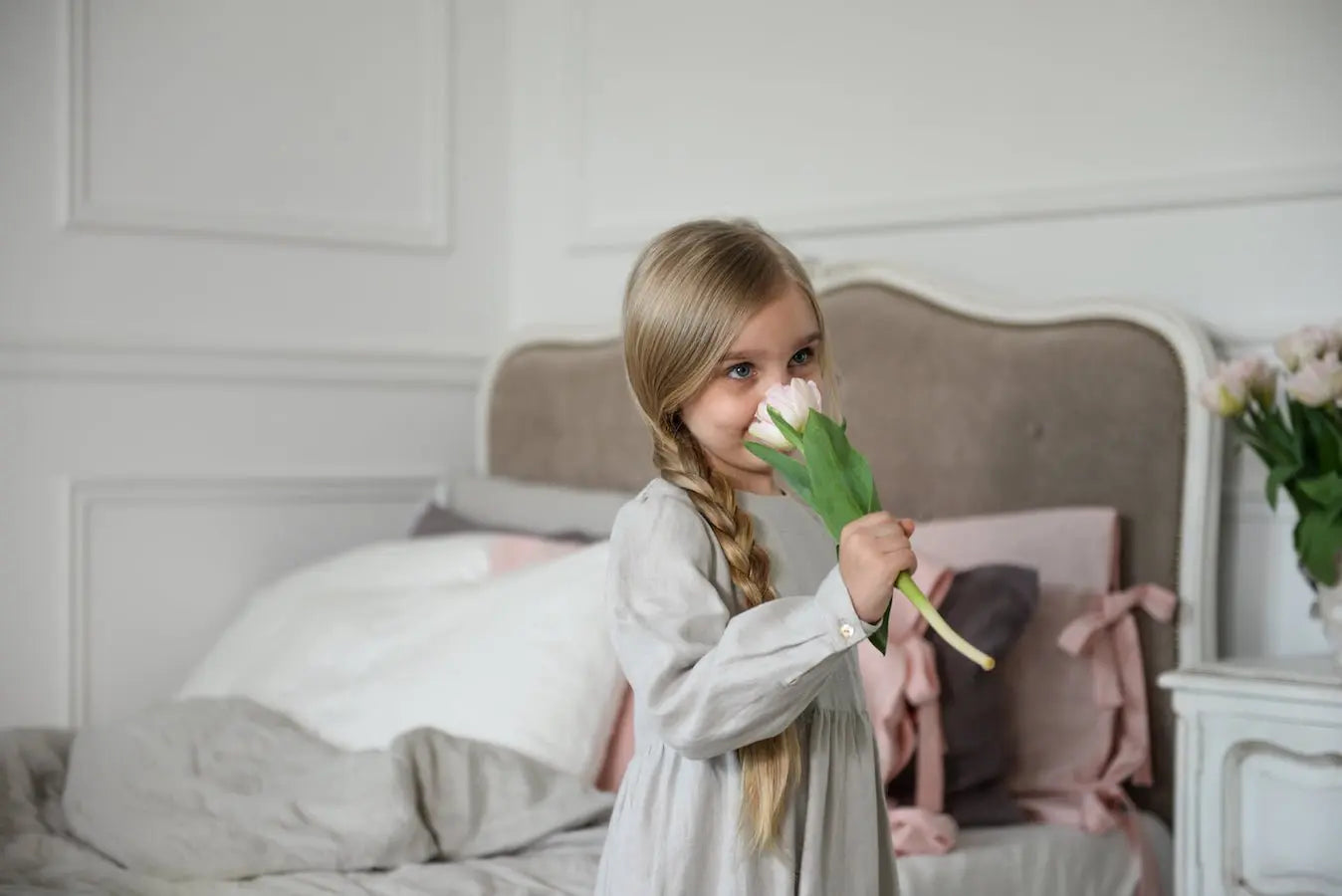 Long Sleeve Dress Eve - Epic Linen luxury linen