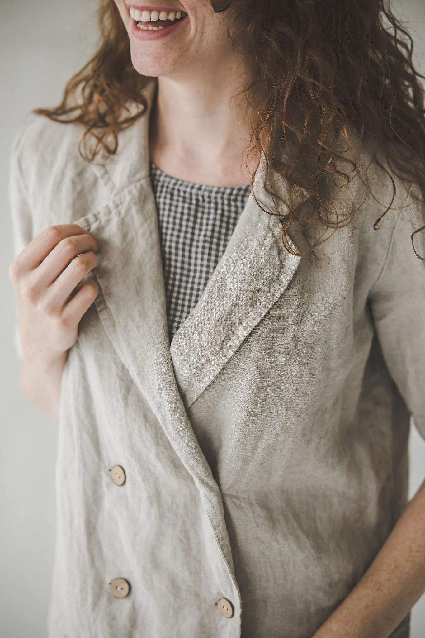 Loose Linen Jacket - Epic Linen luxury linen