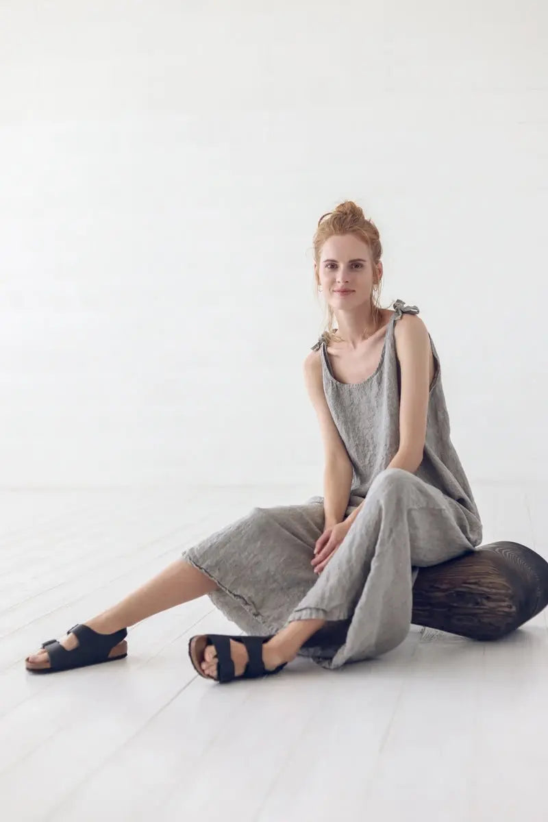 Maxi Linen Dress - Epic Linen luxury linen