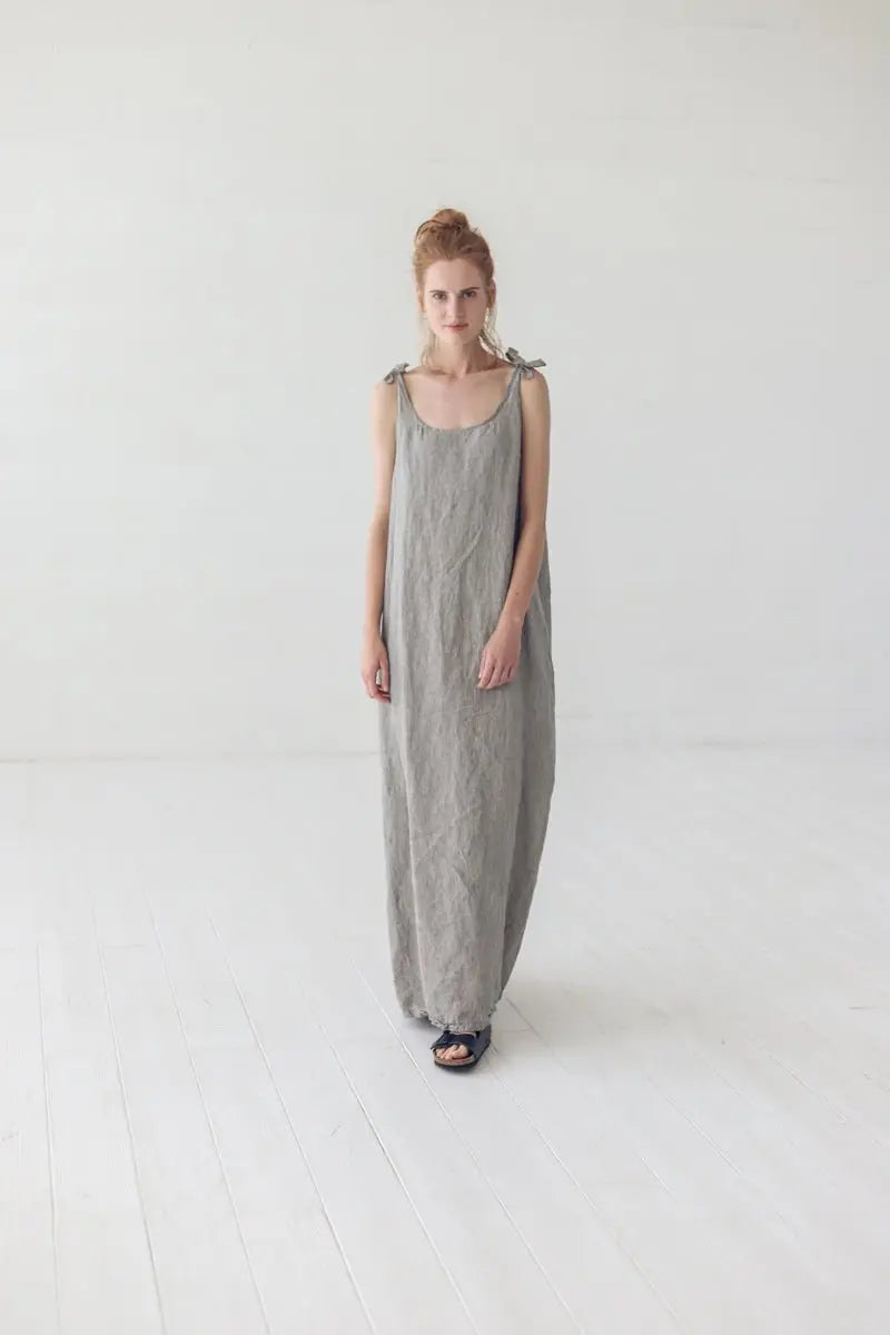 Maxi Linen Dress - Epic Linen luxury linen