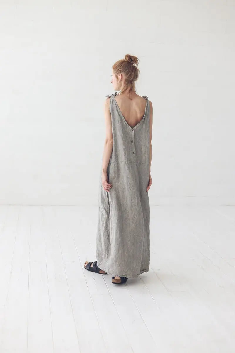 Maxi Linen Dress - Epic Linen luxury linen