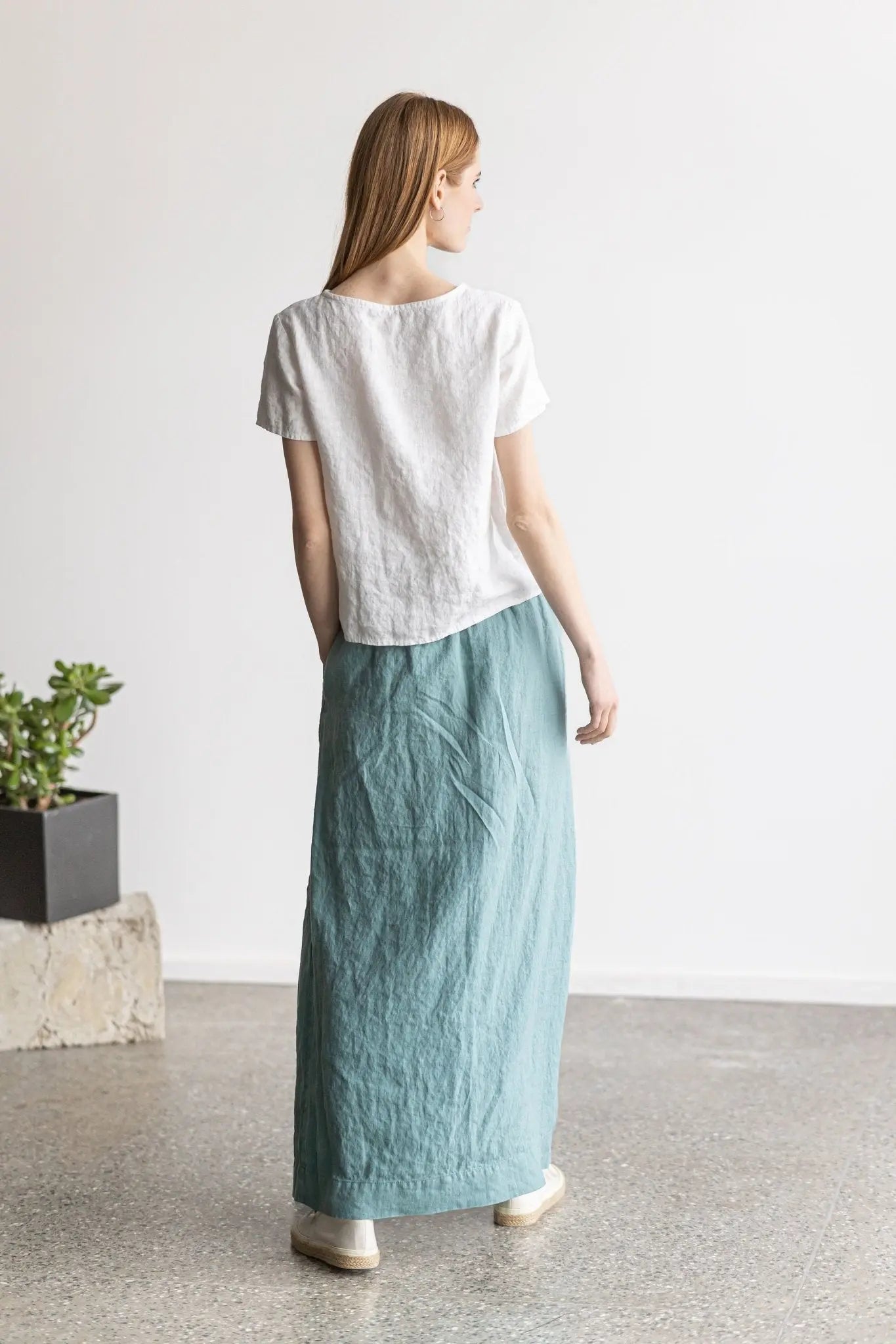 Maxi Linen Skirt - Epic Linen luxury linen