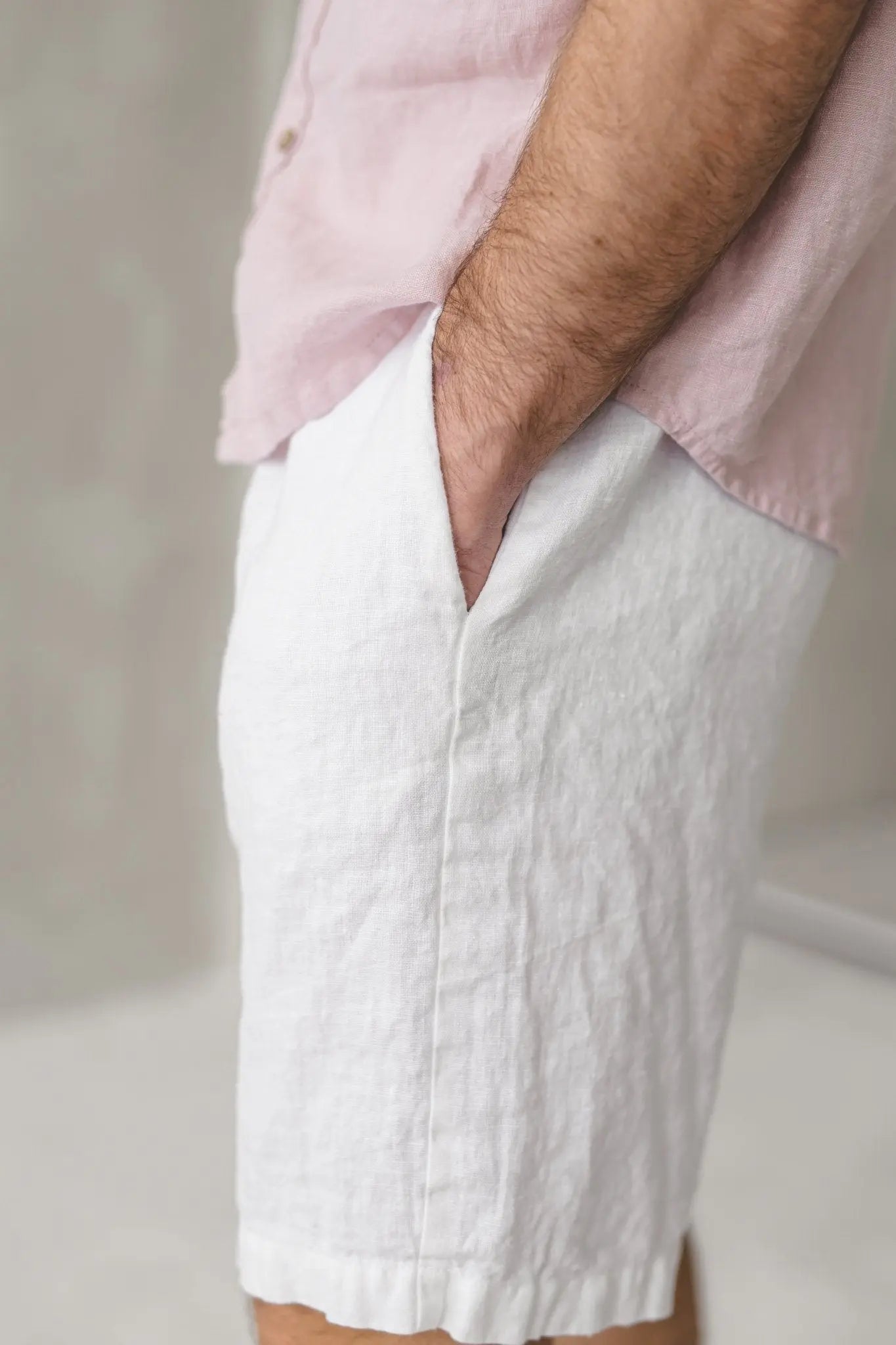 Men's Linen Shorts - Epic Linen luxury linen