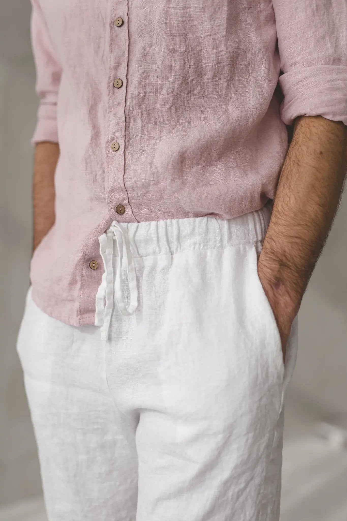 Men's Linen Shorts - Epic Linen luxury linen