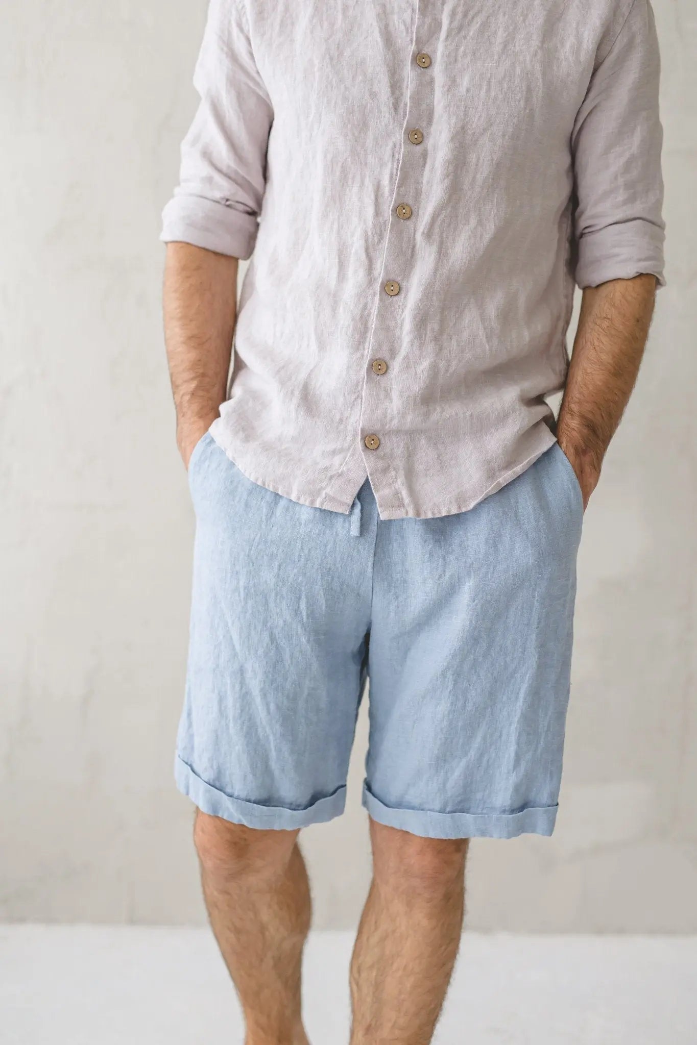 Men's Linen Shorts - Epic Linen luxury linen