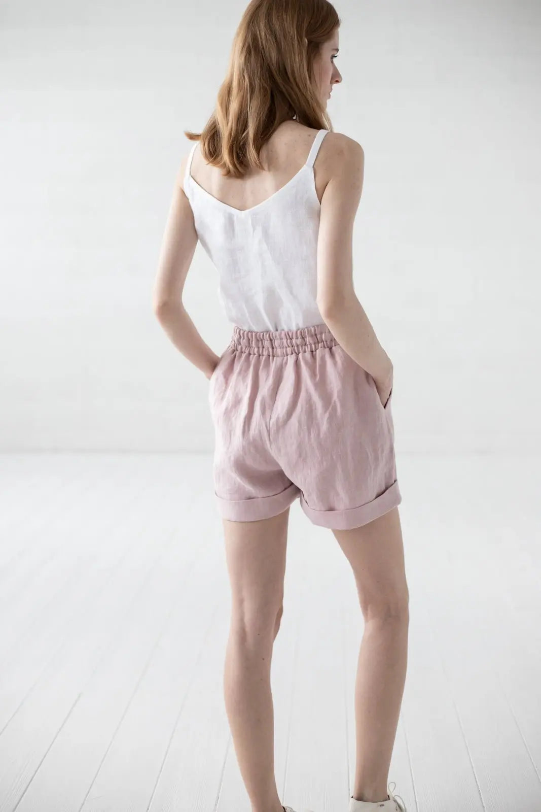 Mini Linen Shorts - Epic Linen luxury linen