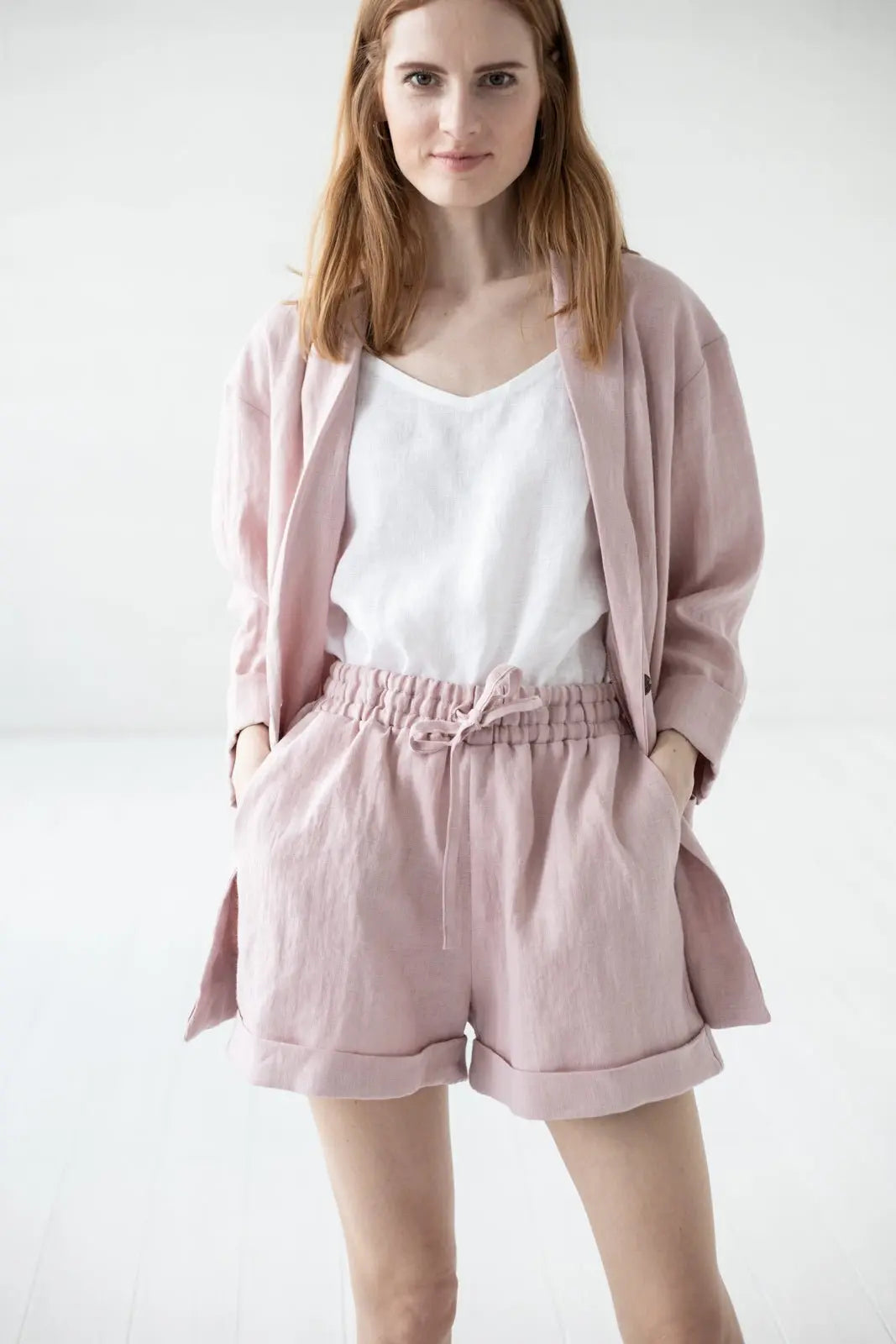 Mini Linen Shorts - Epic Linen luxury linen