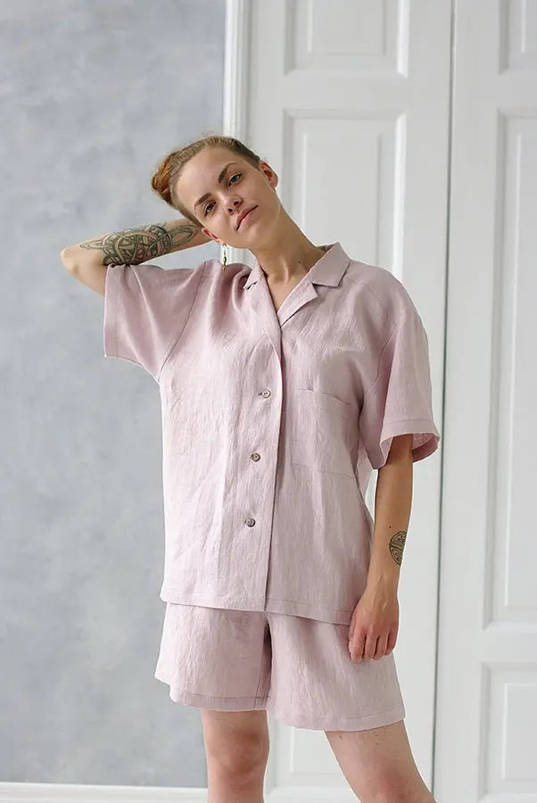 Natural Linen Pajamas - Epic Linen luxury linen