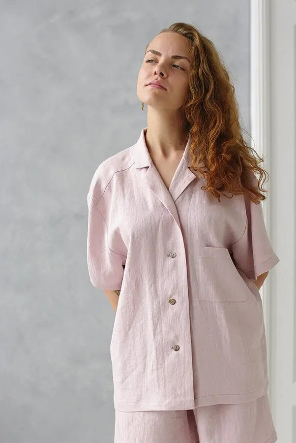 Natural Linen Pajamas - Epic Linen luxury linen