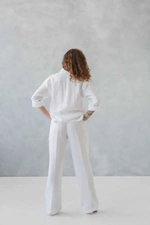 Natural Linen Pajamas - Epic Linen luxury linen