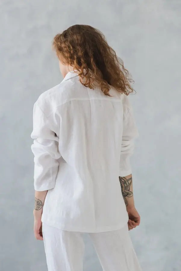 Natural Linen Pajamas - Epic Linen luxury linen