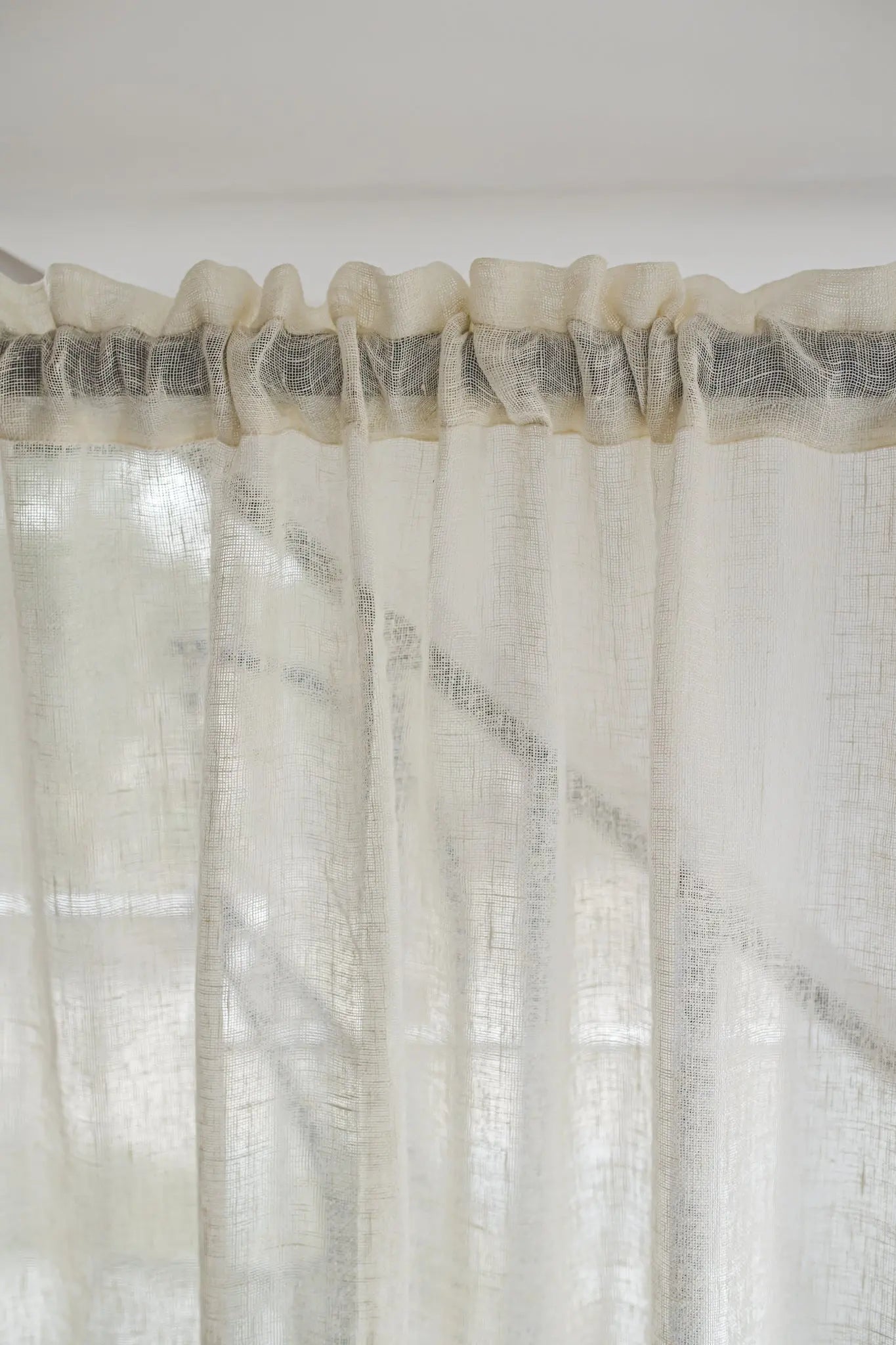 Natural Linen Sheer Curtains - Epic Linen luxury linen