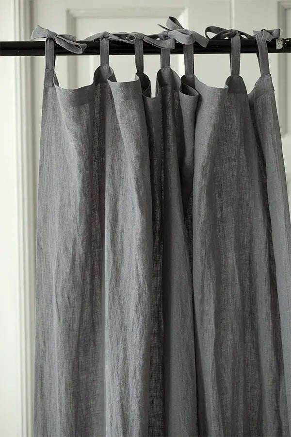 Natural Linen Stonewashed Curtains - Epic Linen luxury linen