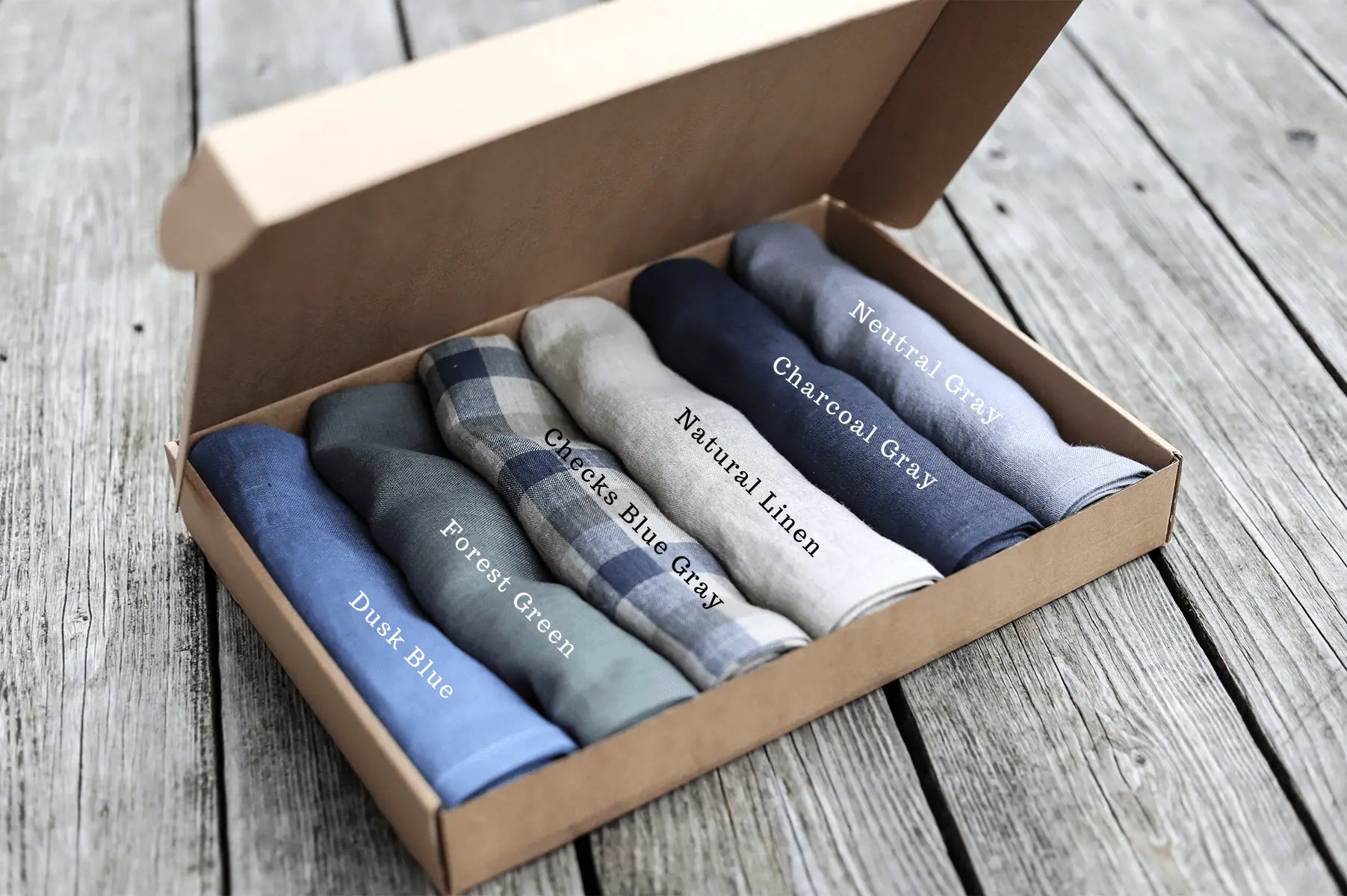 Organic Tea Towel Set, Buy 5 Get 1 FREE, Set of 6 Natural Linen Tea Towels - Epic Linen luxury linen