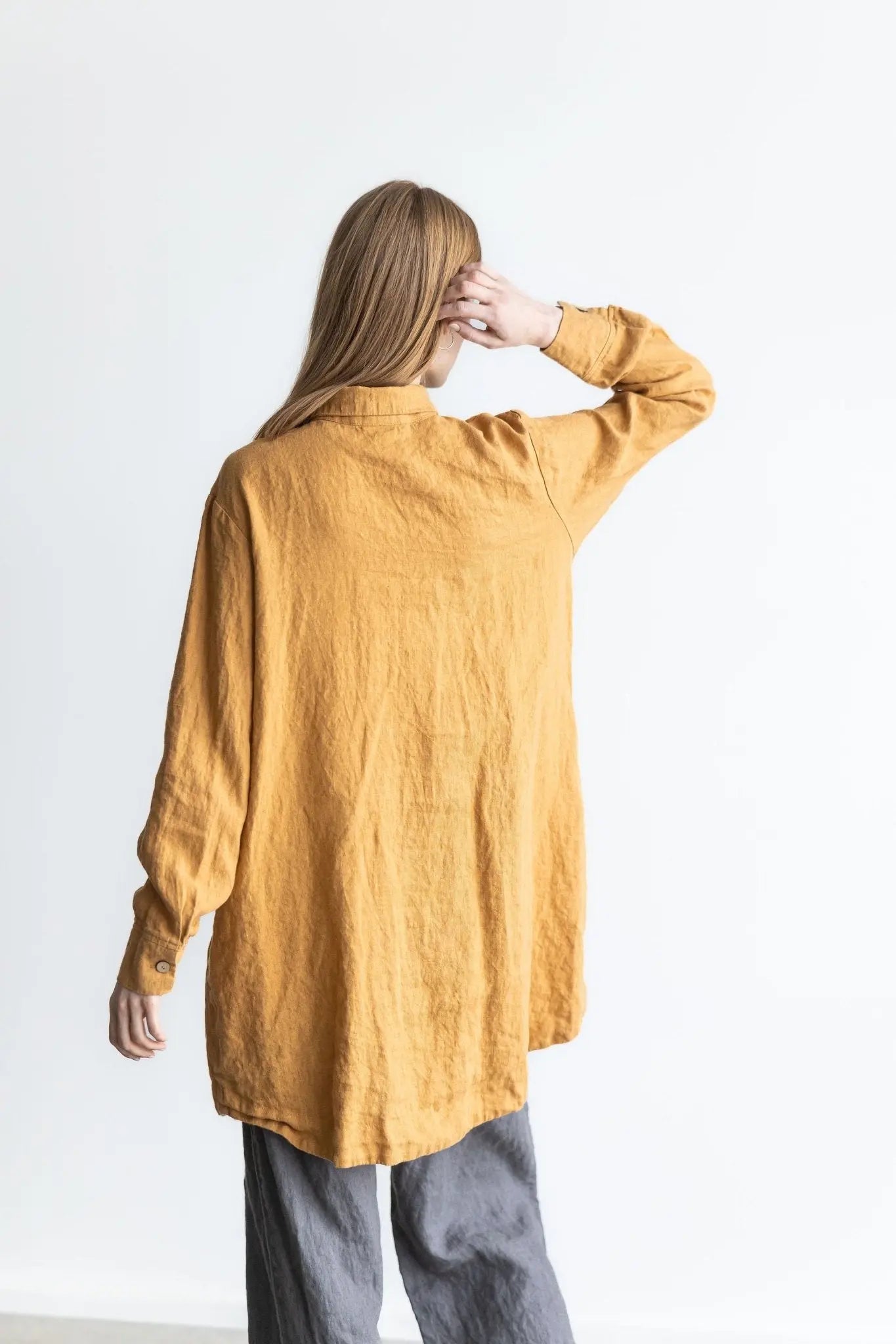 Oversized Linen Shirt - Epic Linen luxury linen