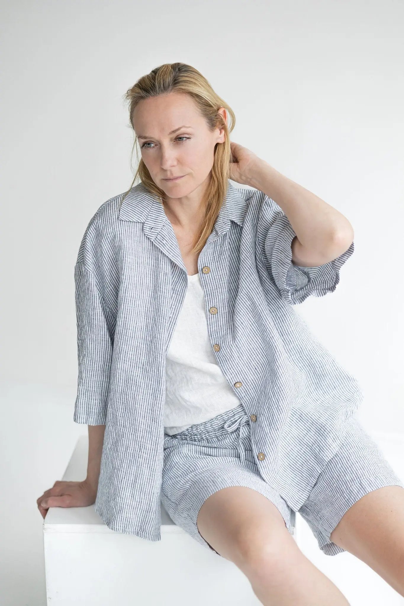 Oversized Linen Shirt - Epic Linen luxury linen