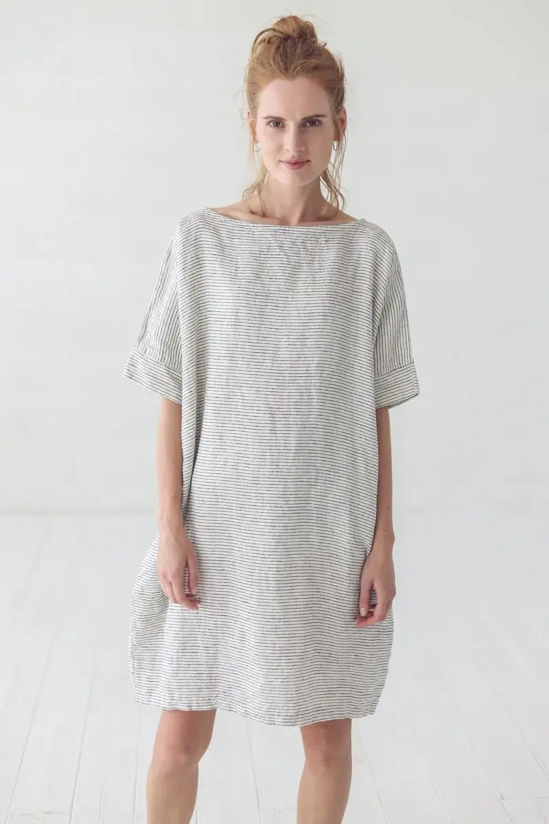 Oversized Summer Linen Dress - Epic Linen luxury linen